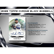 2025 Topps Chrome Black Baseball Hobby Box