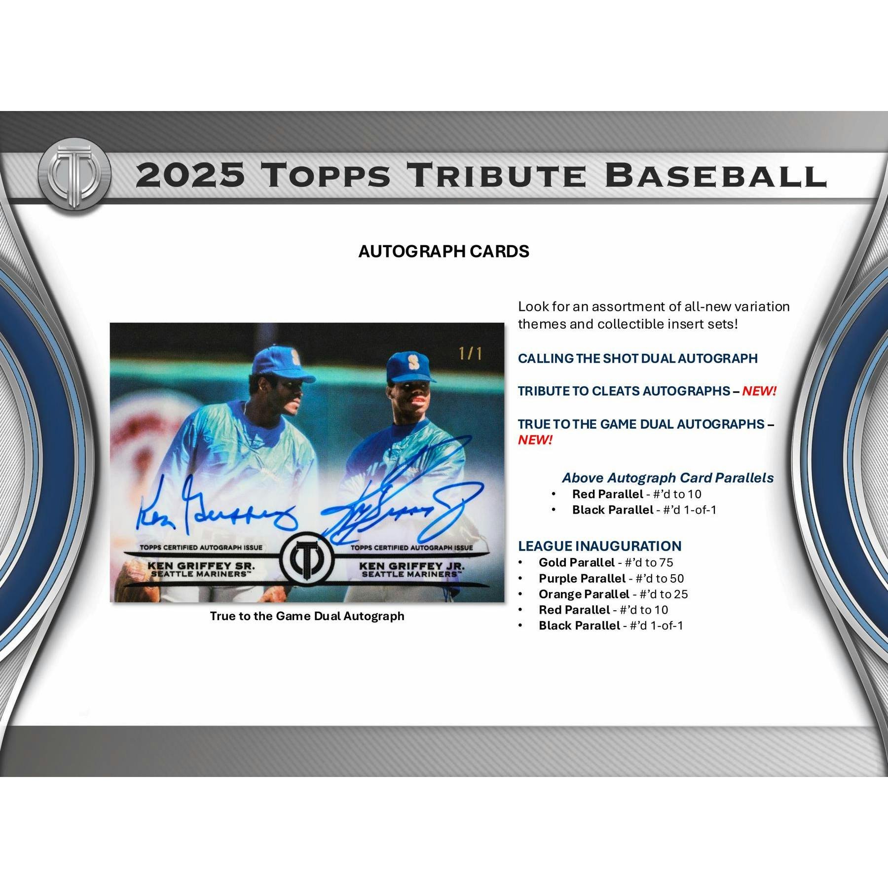 2025 Topps Tribute Baseball Hobby Box