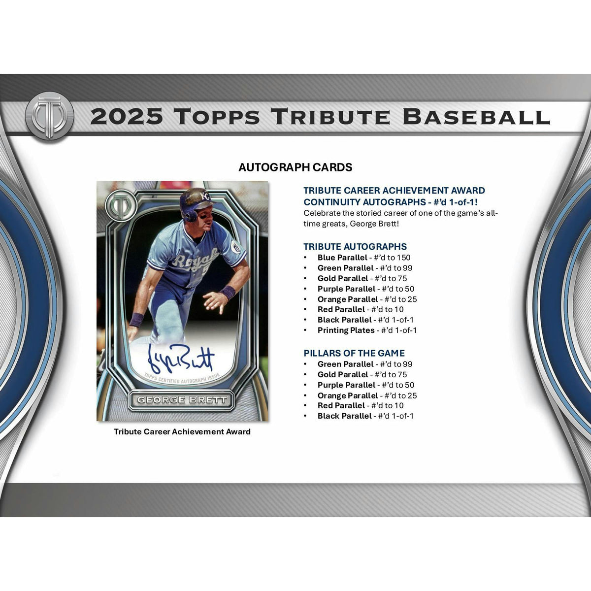 2025 Topps Tribute Baseball Hobby Box