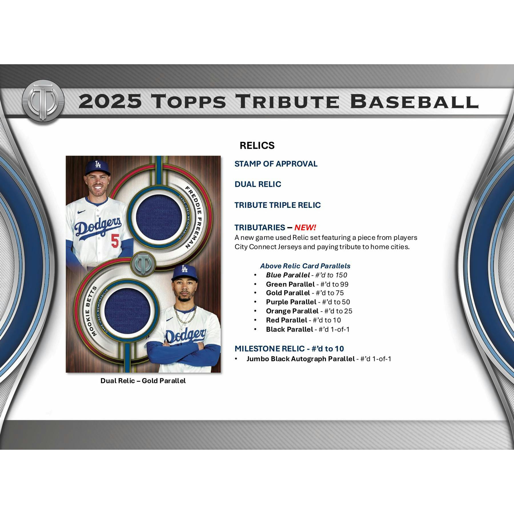 2025 Topps Tribute Baseball Hobby Box
