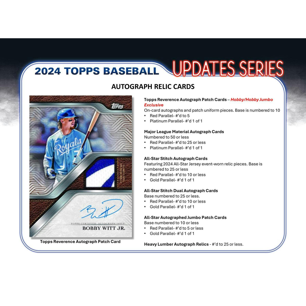 2024 Topps Update Series Baseball Hobby Jumbo Box