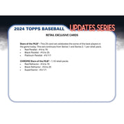 2024 Topps Update Series Baseball 20-Pack Retail Box