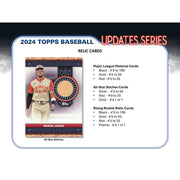 2024 Topps Update Series Baseball 20-Pack Retail Box