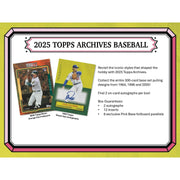 2025 Topps Archives Baseball Hobby 10-Box Case