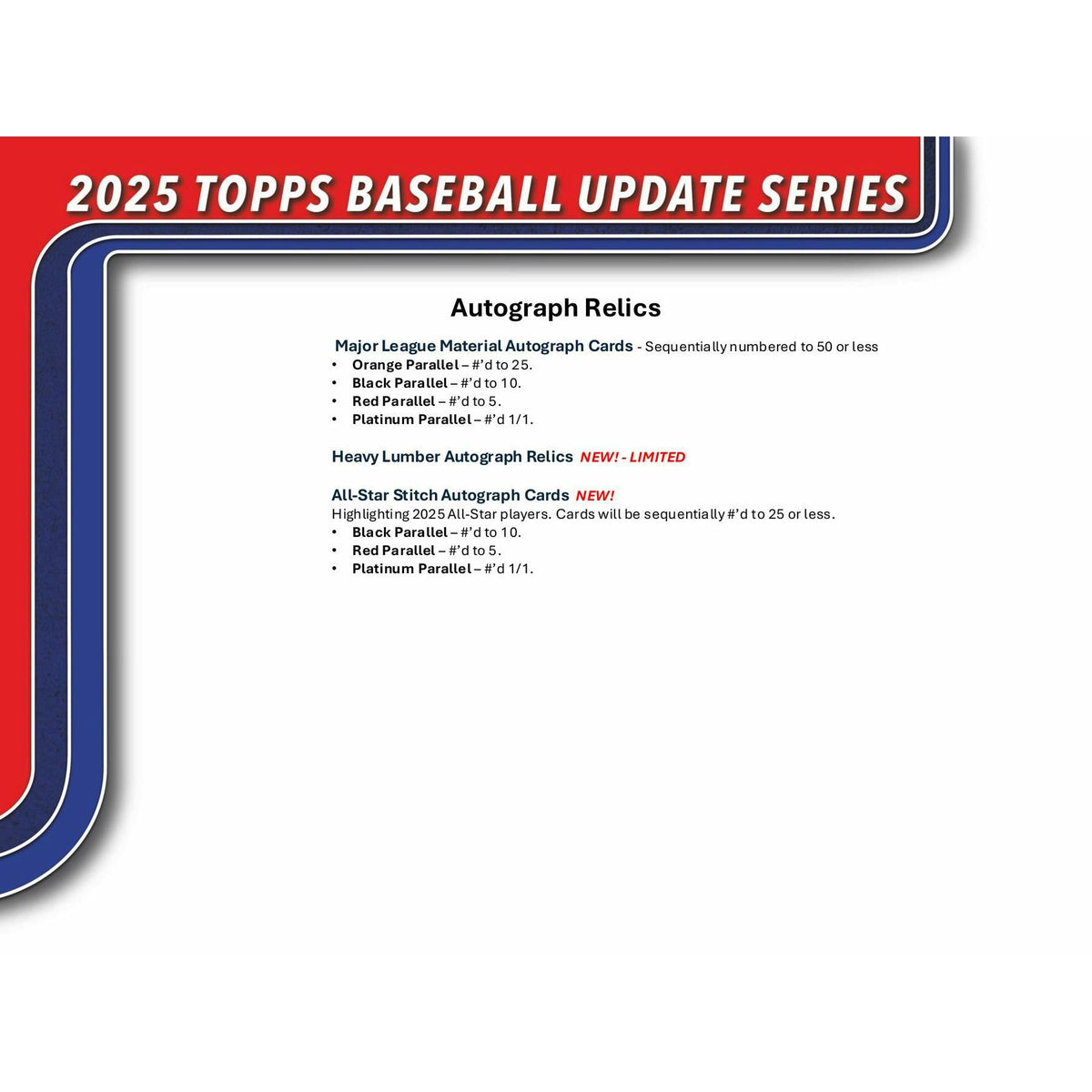 2025 Topps Update Series Baseball Jumbo Value Pack