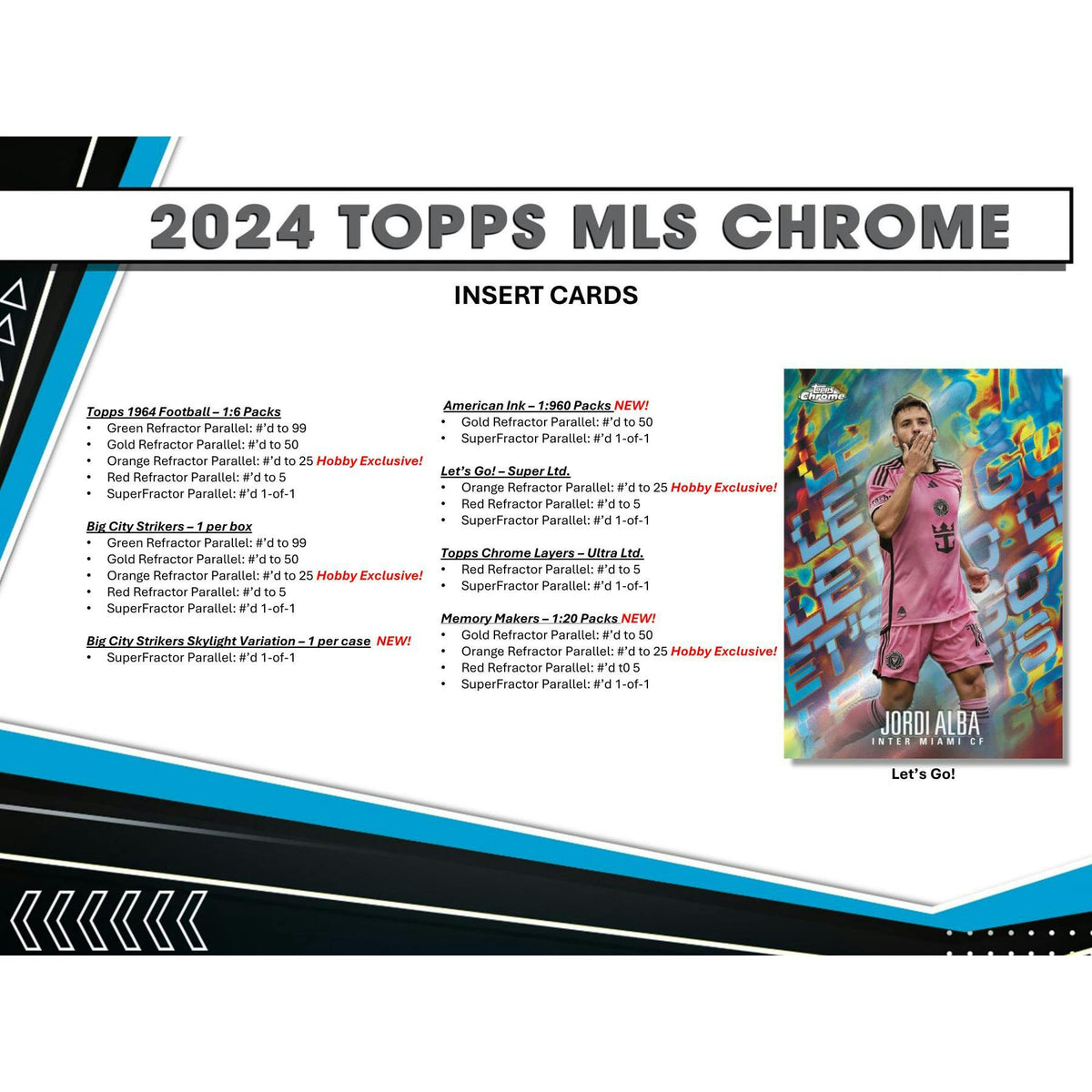 2024 Topps MLS Major League Soccer Chrome Hobby Box