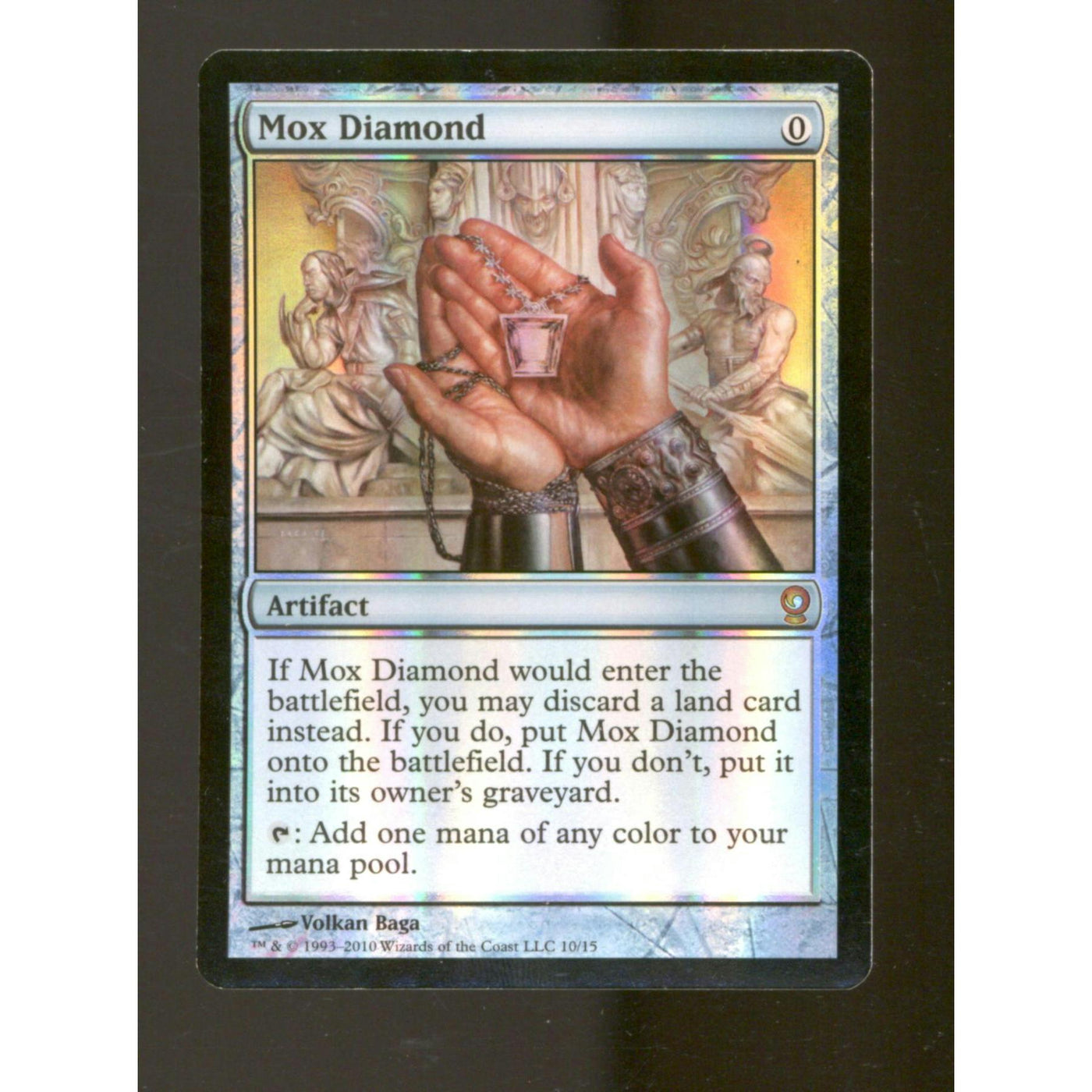 Magic the Gathering From the Vault: Relics FTV FOIL Mox Diamond LIGHTLY PLAYED LP *111