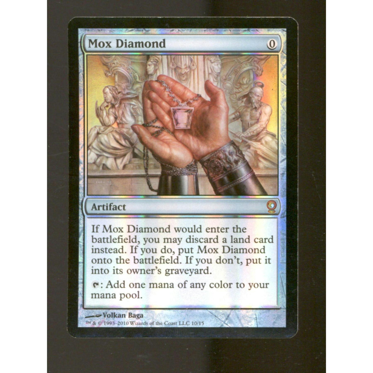 Magic the Gathering From the Vault: Relics FTV FOIL Mox Diamond LIGHTLY PLAYED LP *111