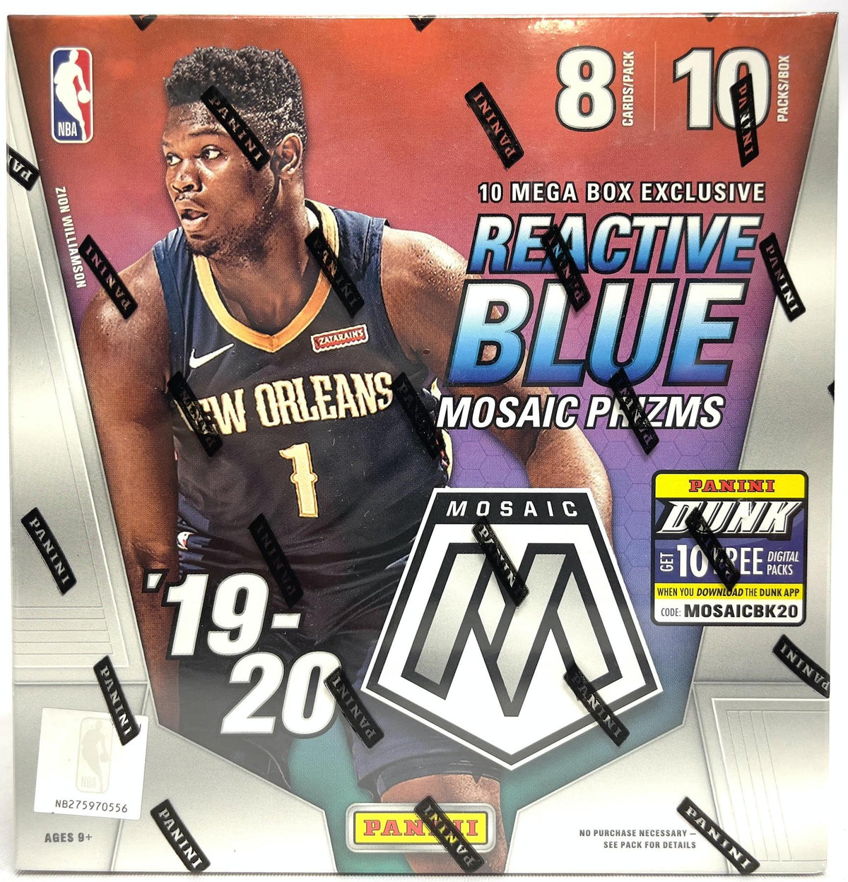 2019/20 Panini Mosaic Basketball Mega Box (Reed Buy)