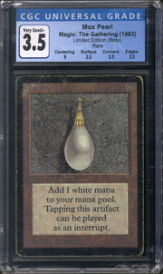 Magic the Gathering Beta Mox Pearl CGC 3.5 HEAVILY PLAYED HP