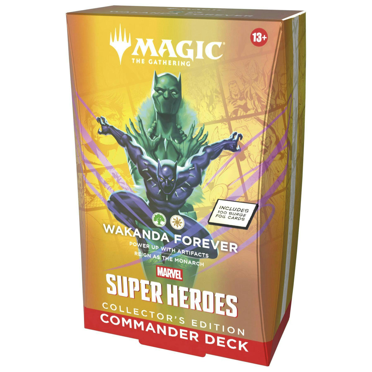 Magic the Gathering Marvel Super Heroes Collector Commander 4-Deck Case
