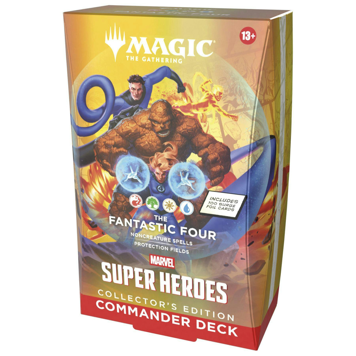 Magic the Gathering Marvel Super Heroes Collector Commander 4-Deck Case