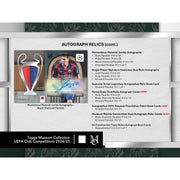 2024/25 Topps UEFA Club Competitions Museum Collection Soccer Hobby 8-Box Case