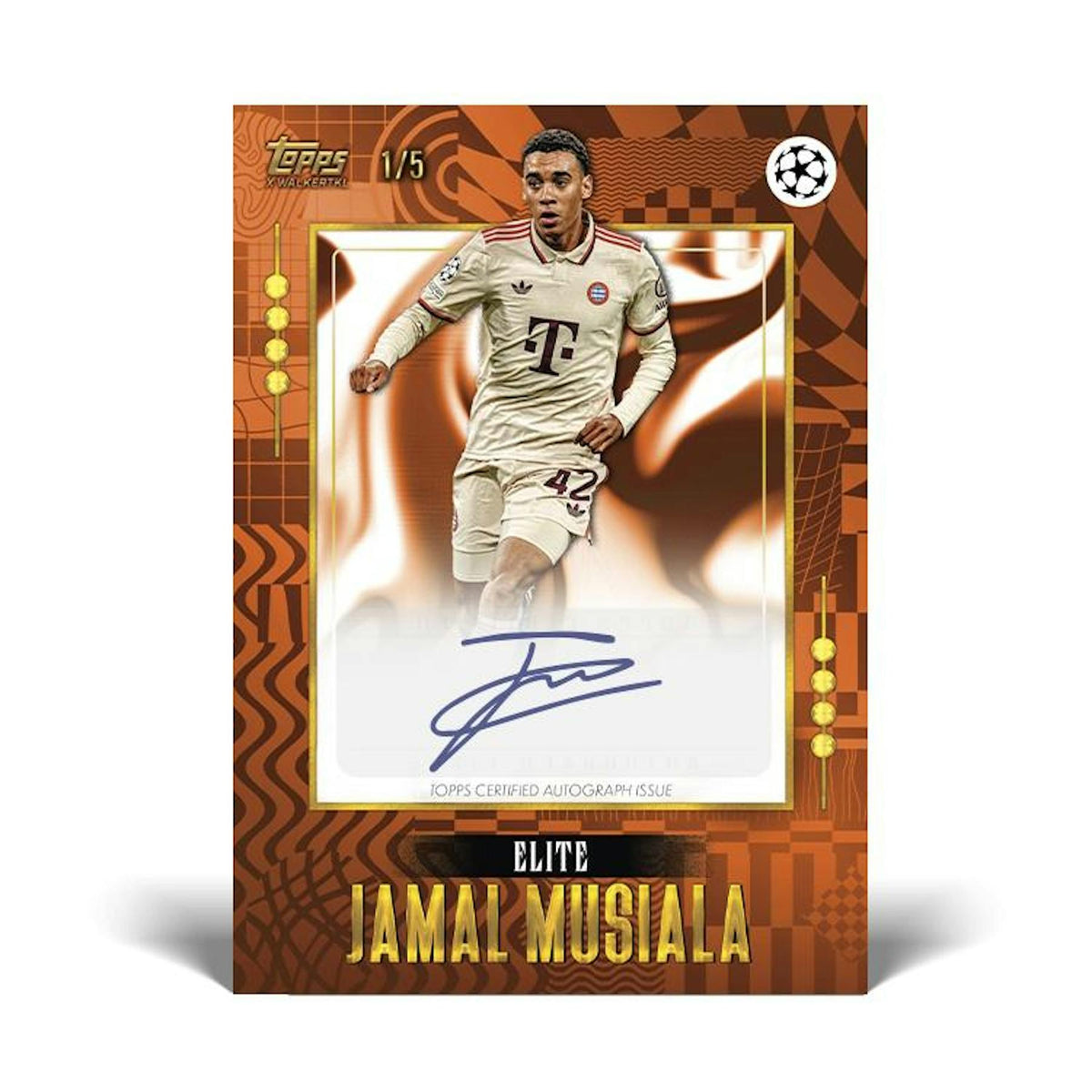 2024/25 Topps Gold UEFA Club Competitions Soccer Hobby Box