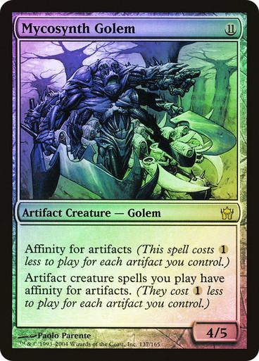 Mycosynth Golem (Light Play Foil)