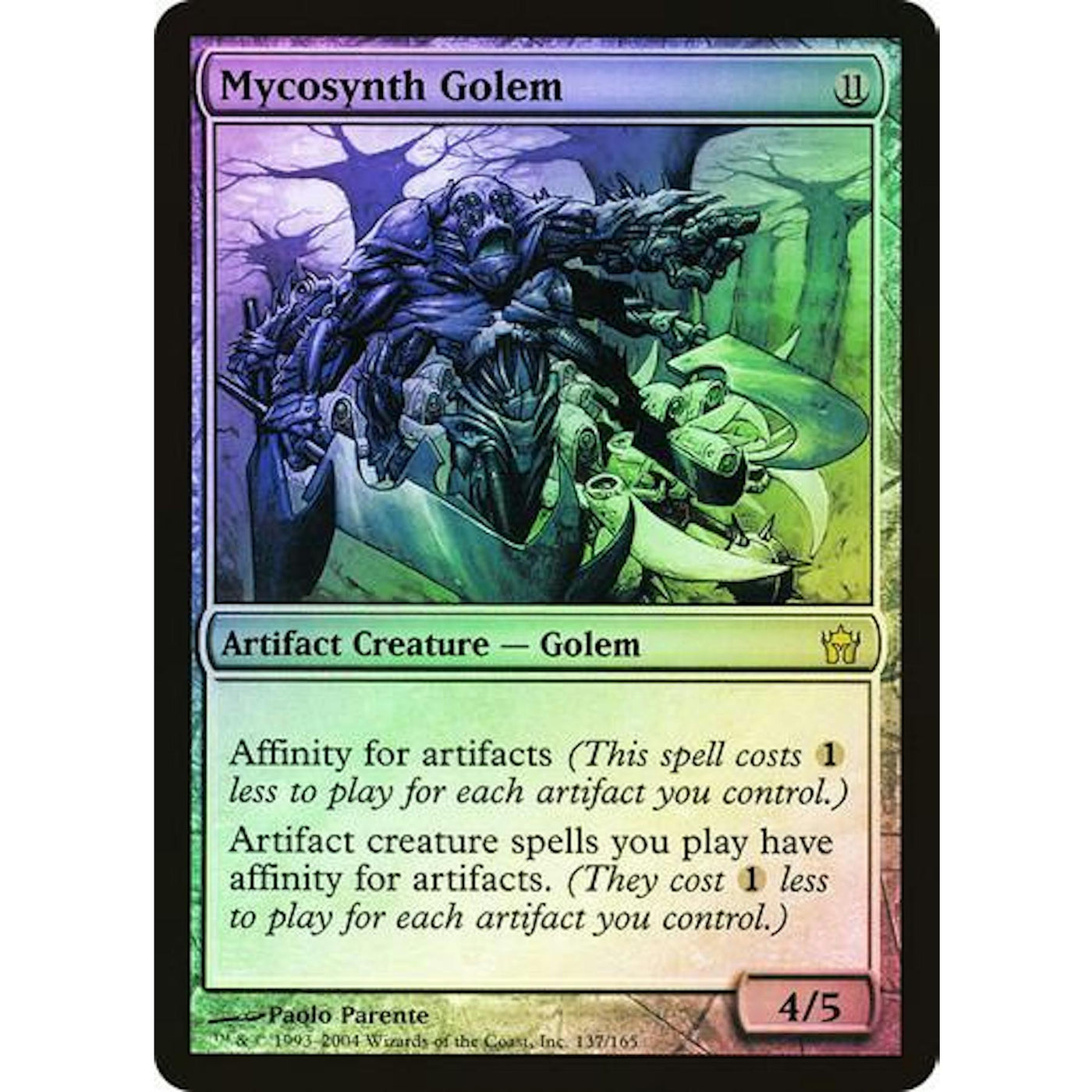 Mycosynth Golem (Light Play Foil)