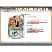 2024/25 Topps Chrome Basketball Blaster Box