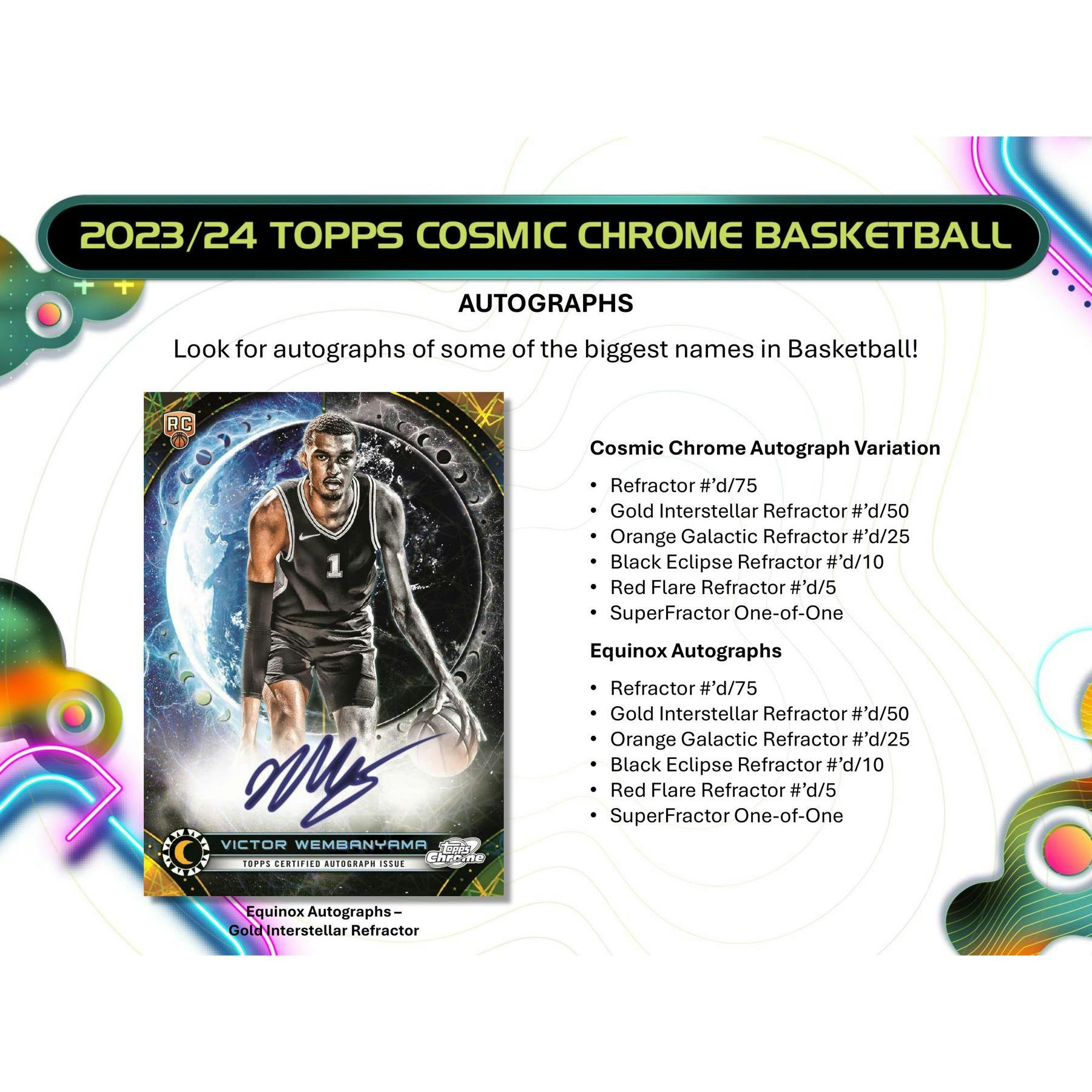 2023/24 Topps Cosmic Chrome Basketball Hobby Box