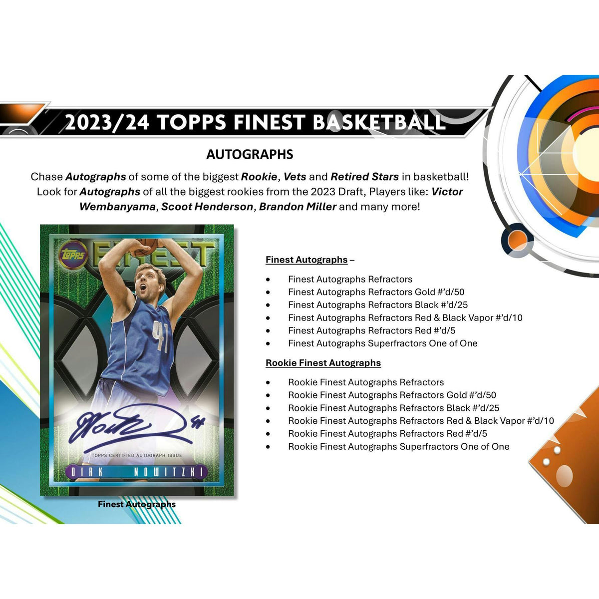 2023/24 Topps Finest Basketball Hobby 8-Box Case