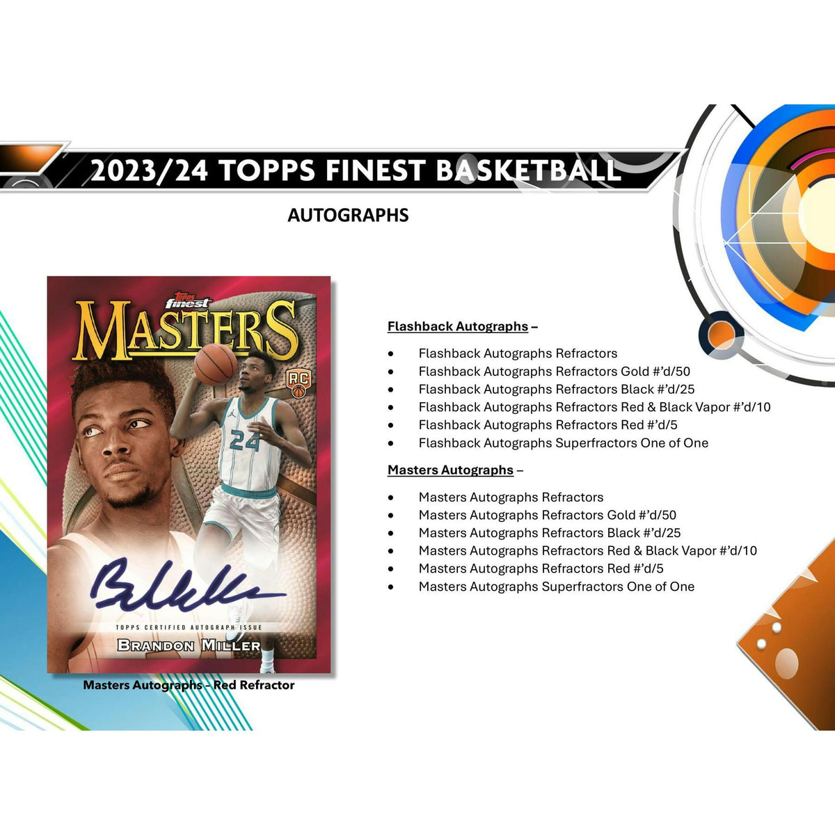 2023/24 Topps Finest Basketball Hobby 8-Box Case