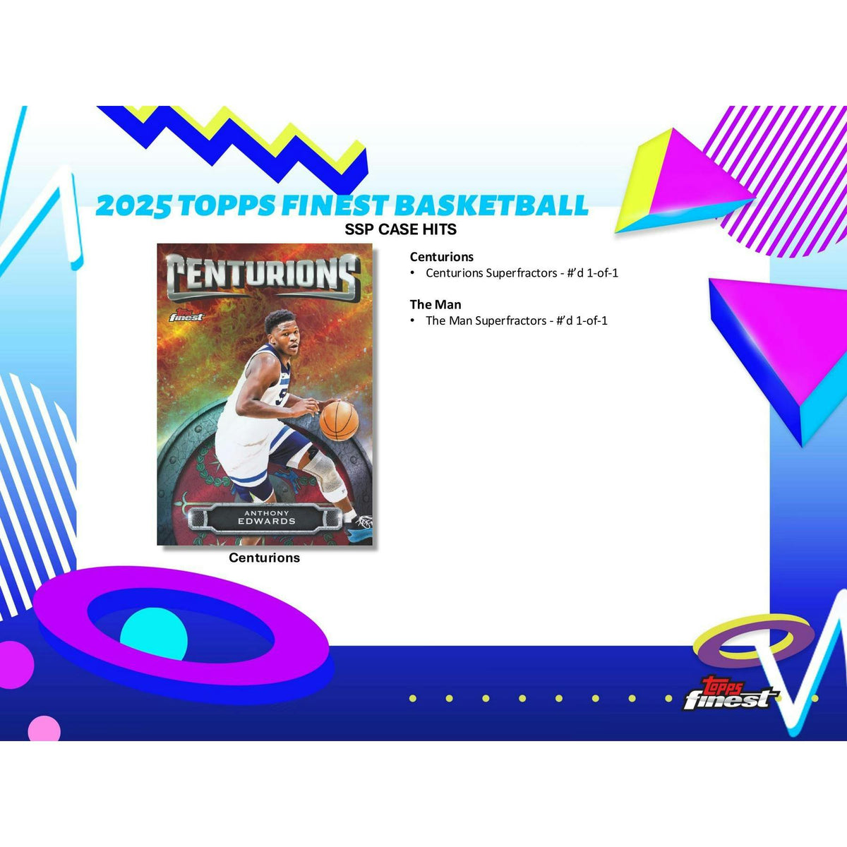 2024/25 Topps Finest Basketball Hobby Box