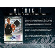 2023/24 Topps Midnight Basketball Hobby 12-Box Case