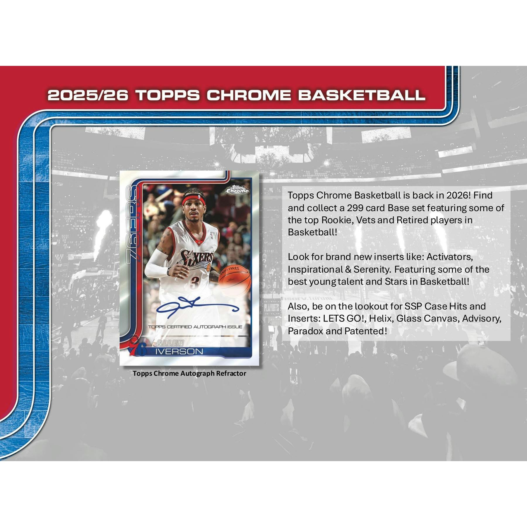 2025/26 Topps Chrome Basketball Blaster Box