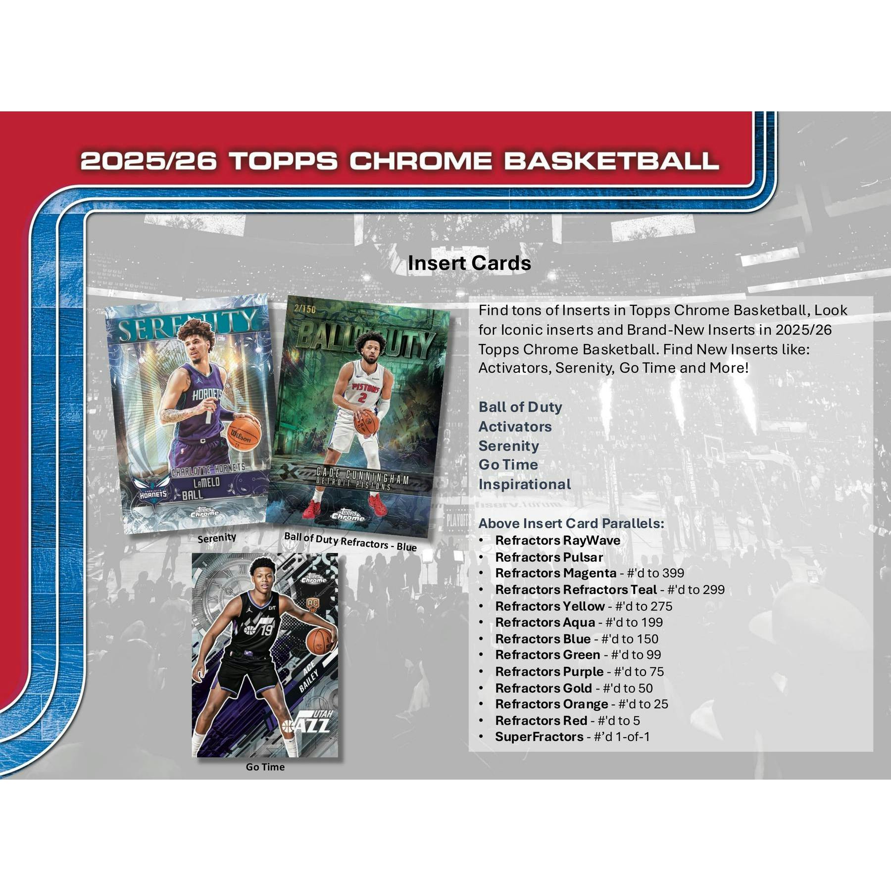 2025/26 Topps Chrome Basketball Blaster 40-Box Case