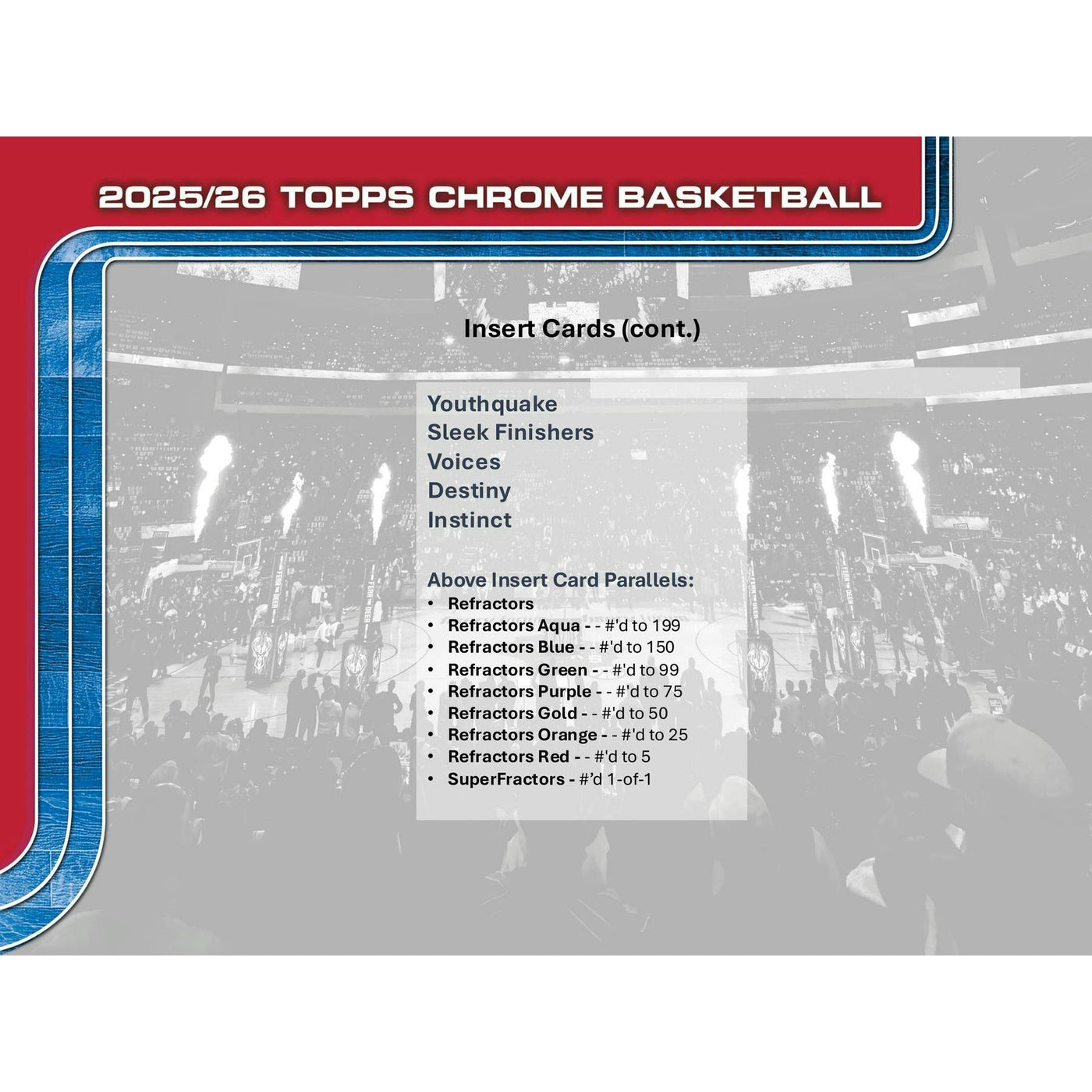 2025/26 Topps Chrome Basketball Mega Pack