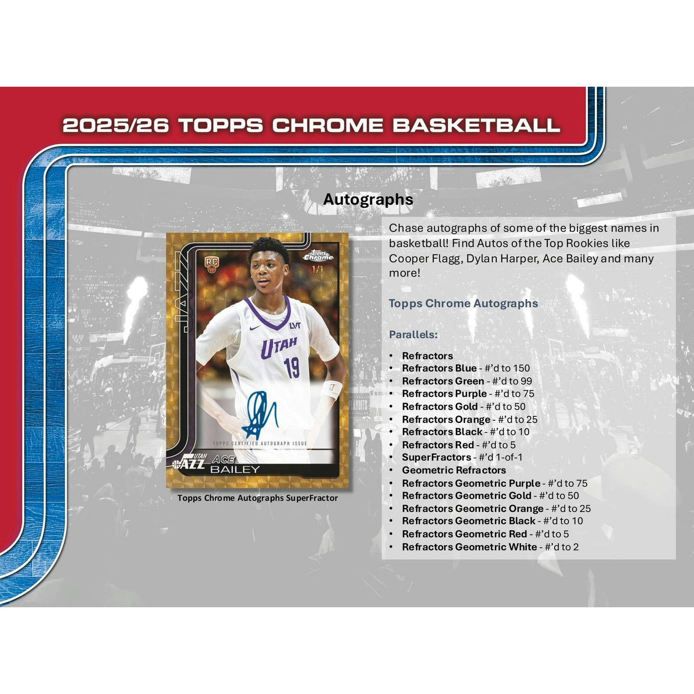 2025/26 Topps Chrome Basketball Mega Pack