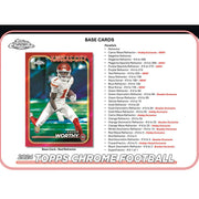 2024 Topps Chrome Football Hobby 12-Box Case