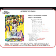 2024 Topps Chrome Football Hobby 12-Box Case