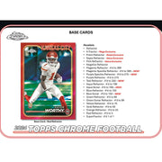 2024 Topps Chrome Football Mega 20-Box Case