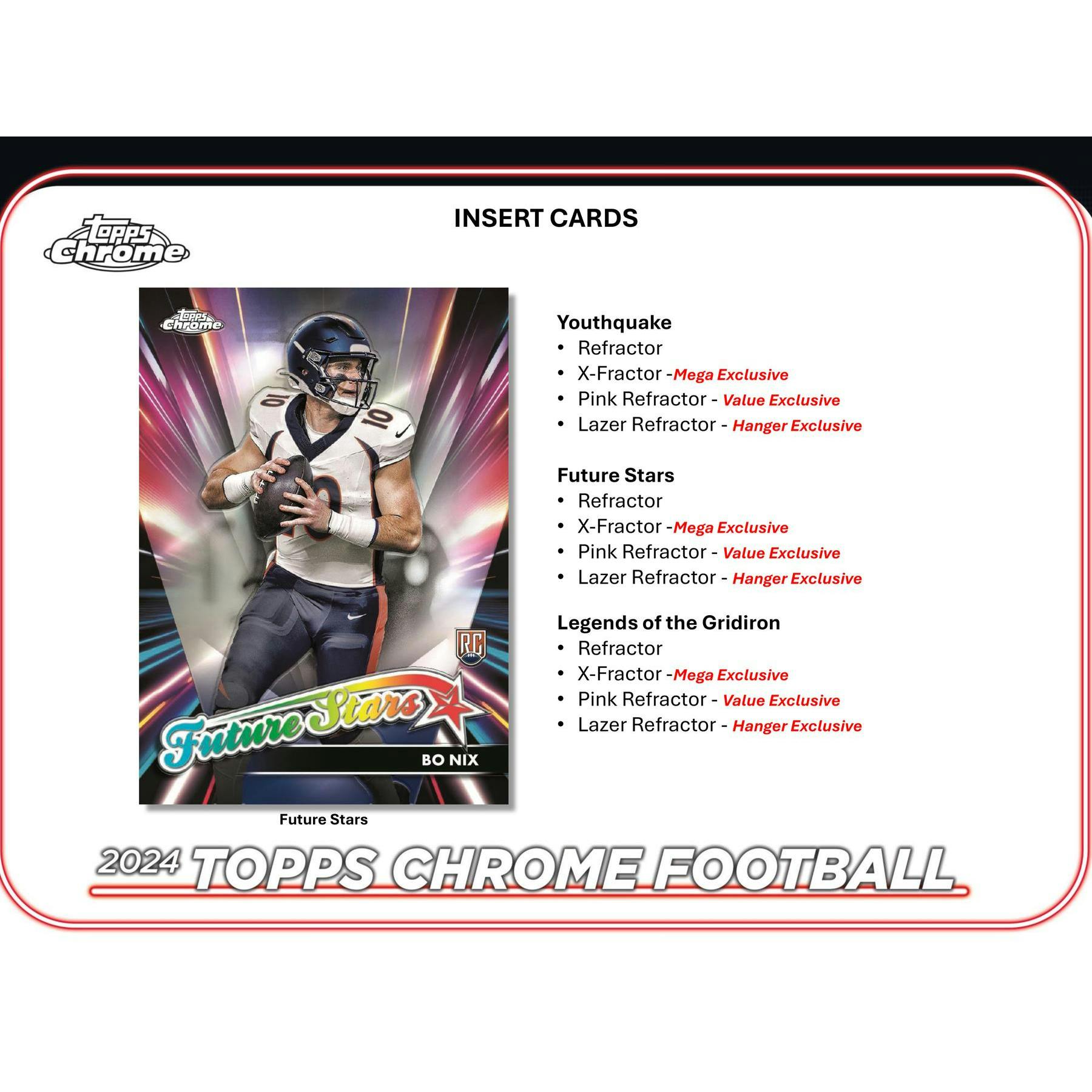 2024 Topps Chrome Football Mega Box