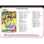 2024 Topps Chrome Football Mega 20-Box Case
