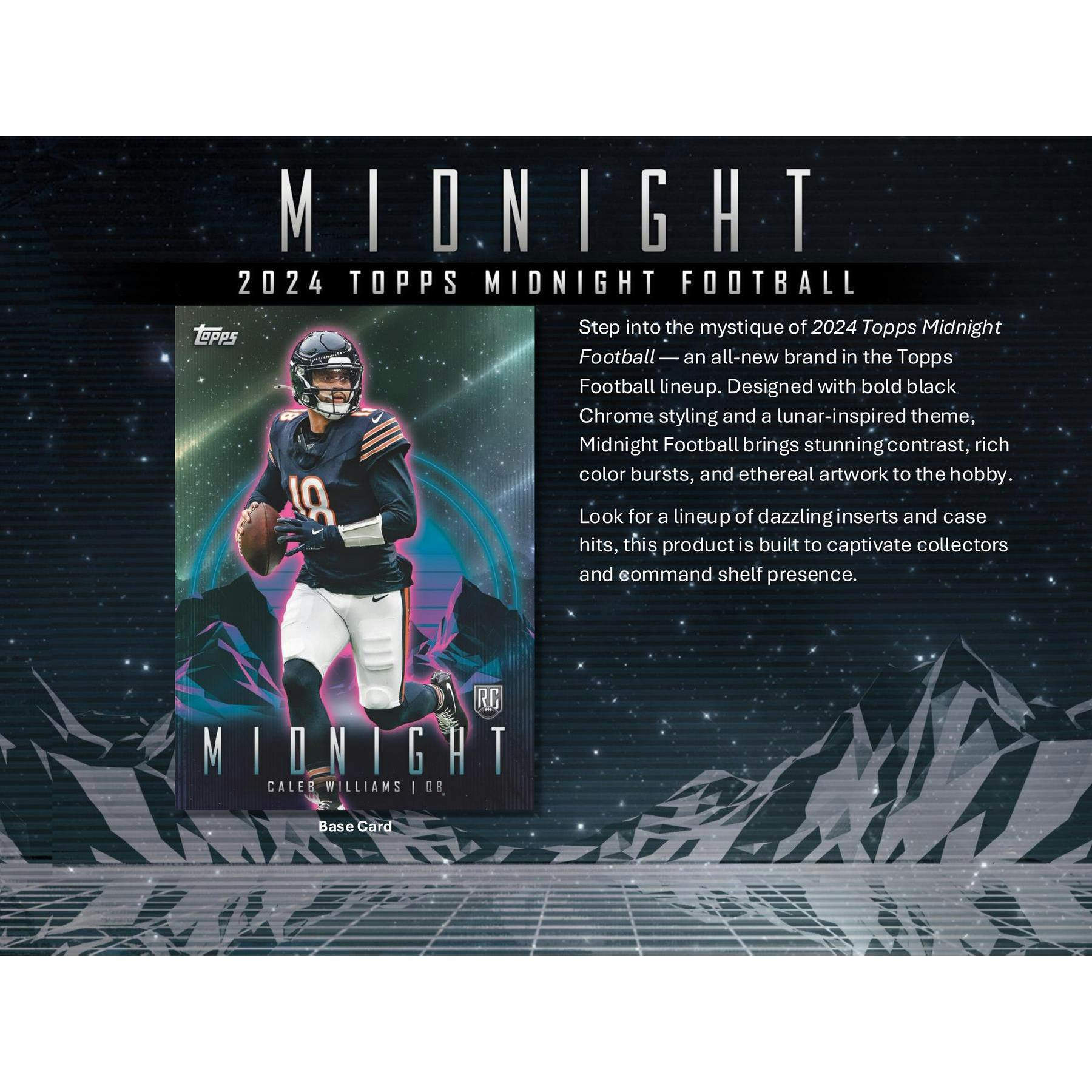 2024 Topps Midnight Football Hobby Box