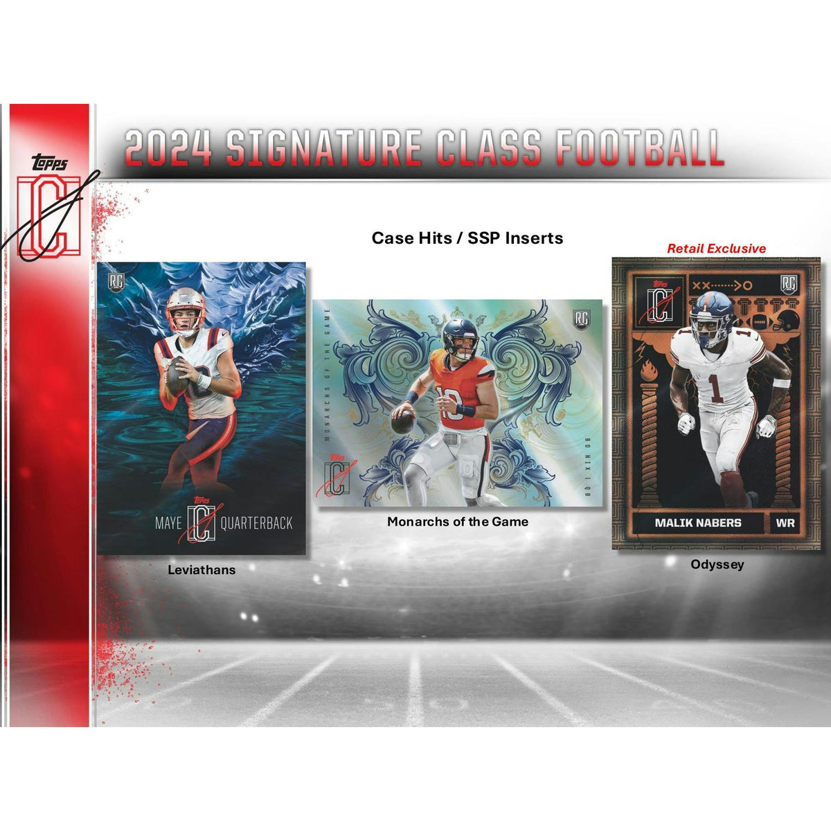 2024 Topps Signature Class Football Mega 20-Box Case
