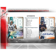 2024 Topps Signature Class Football Mega 20-Box Case