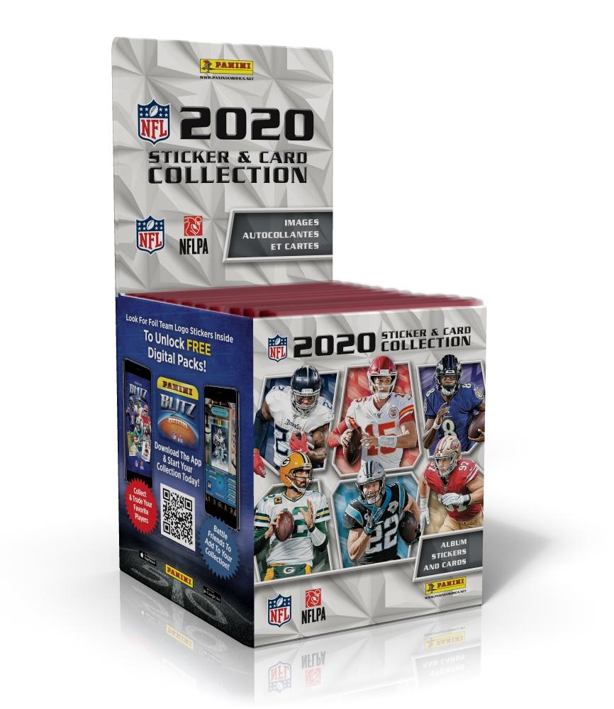 2020 Panini NFL Football Sticker Collection Box (Slightly Damaged)