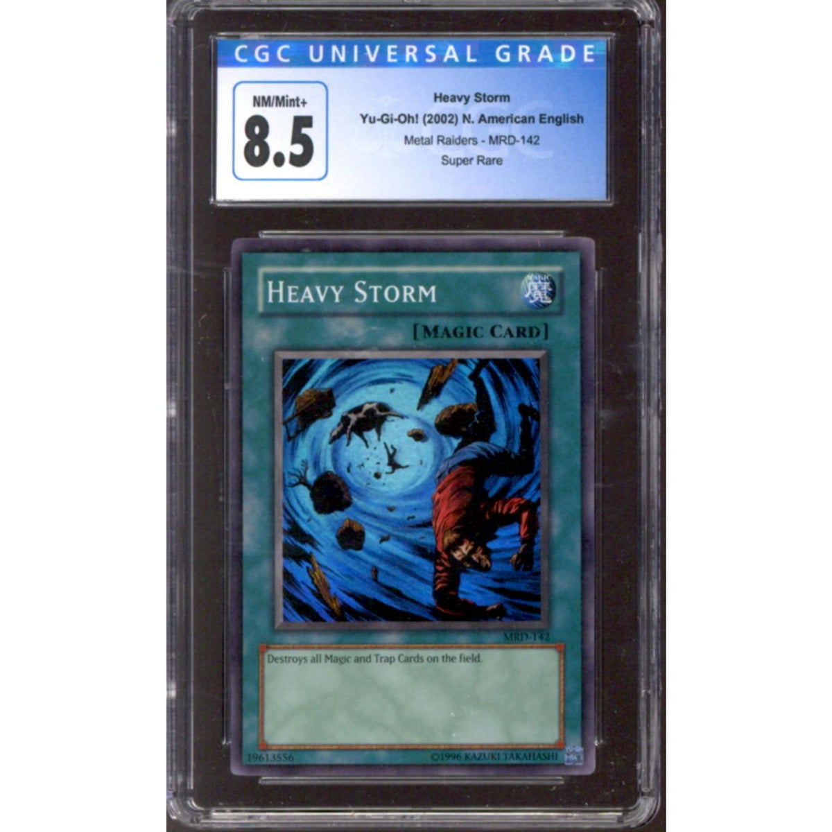 Yu-Gi-Oh Metal Raiders Heavy Storm MRD-142 CGC 8.5