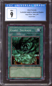 Yu-Gi-Oh Magic Ruler Giant Trunade MRL-048 CGC 9