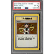 Pokemon Gym Heroes Brock 15/132 PSA 6