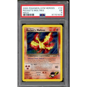 Pokemon Gym Heroes Rocket's Moltres 12/132 PSA 5