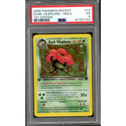 Pokemon Team Rocket 1st Edition Dark Vileplume 13/82 PSA 5