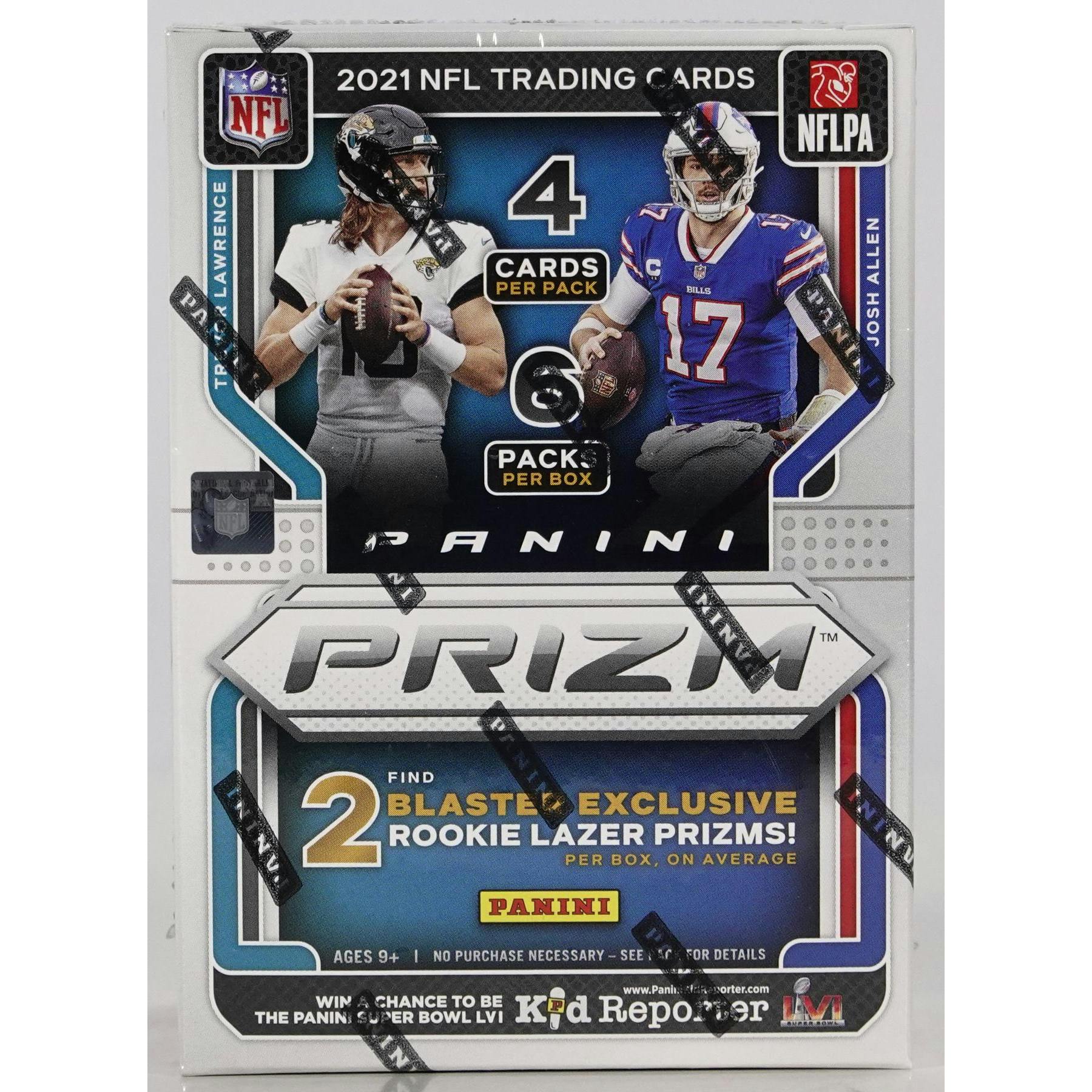 2021 Panini Prizm Football Blaster Box (Lazer Prizms!) (Reed Buy)