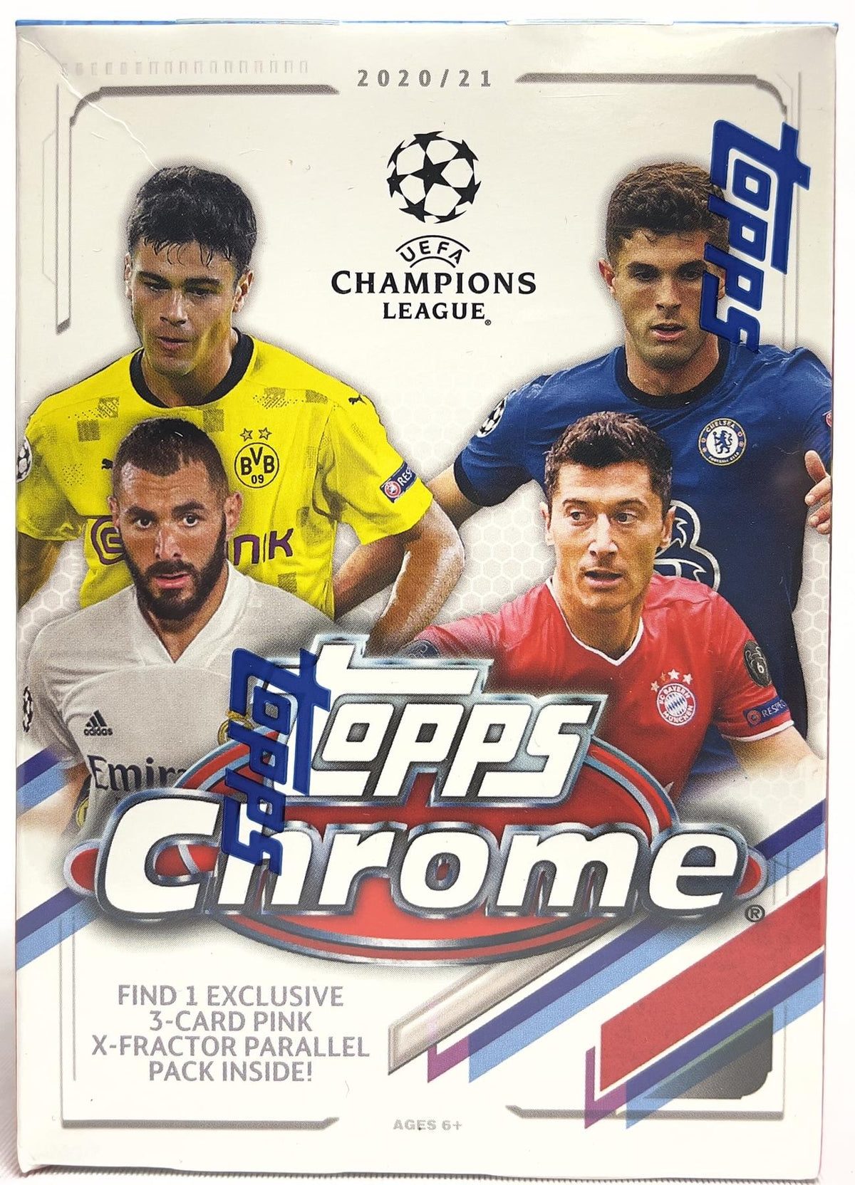 2020/21 Topps UEFA Champions League Chrome Soccer Blaster Box