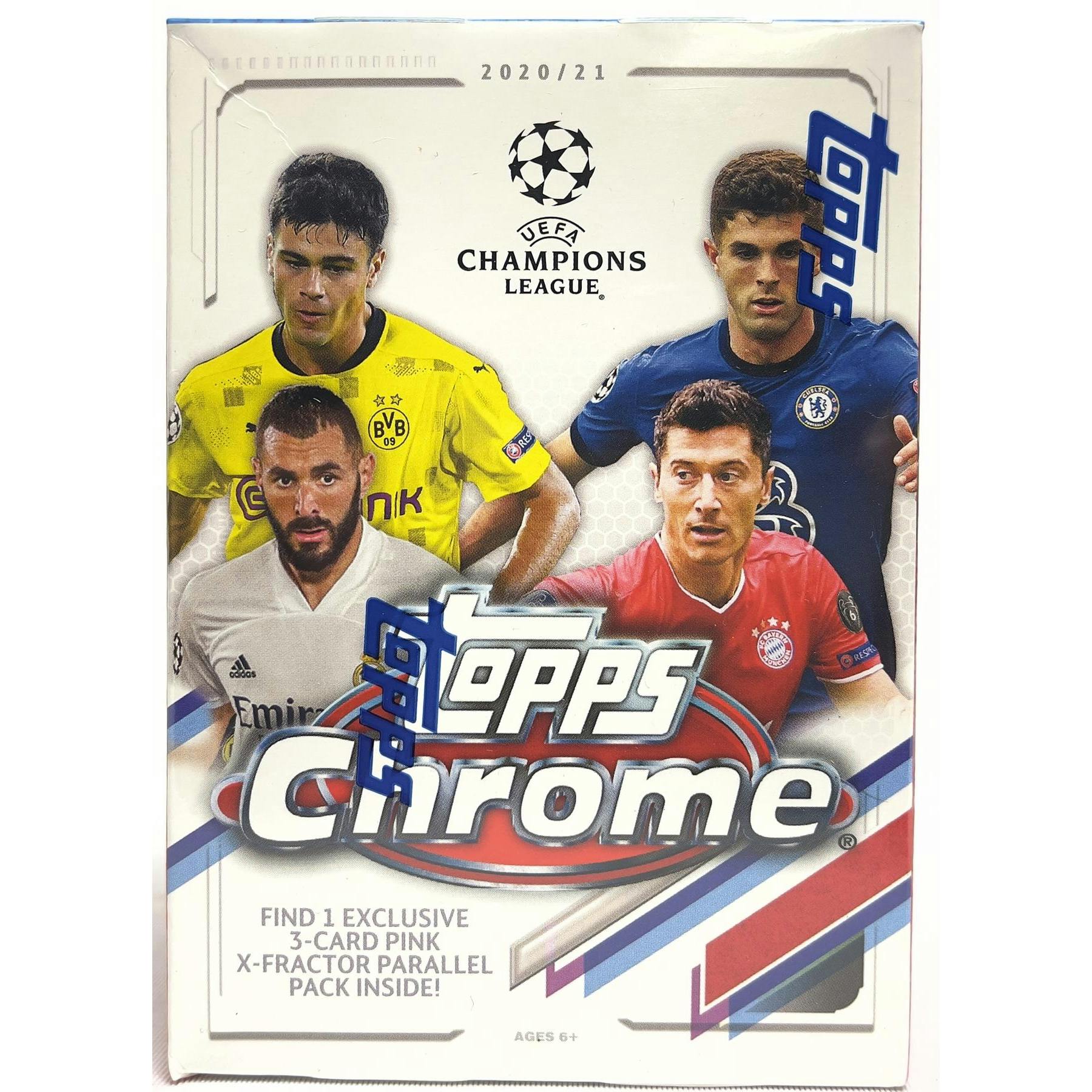 2020/21 Topps UEFA Champions League Chrome Soccer Blaster Box