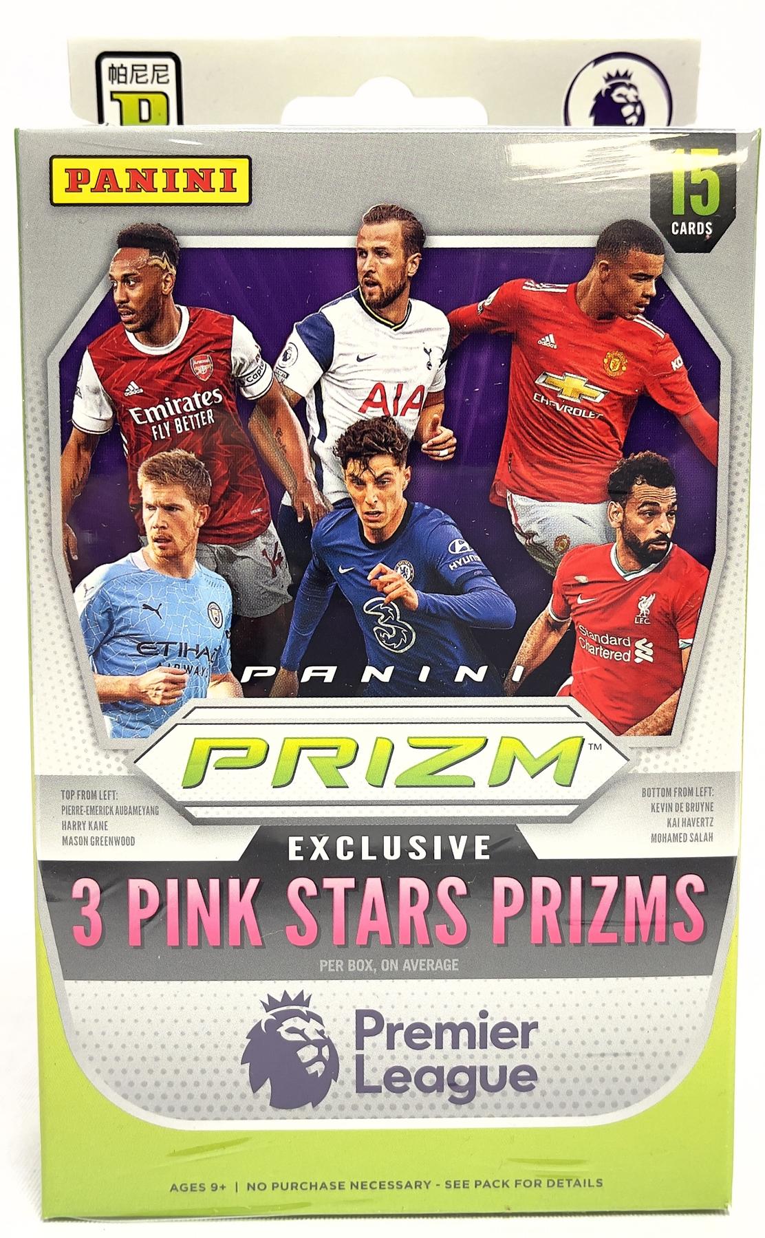 2020/21 Panini Prizm Premier League EPL Soccer Hanger Box (Pink Stars Prizms!)