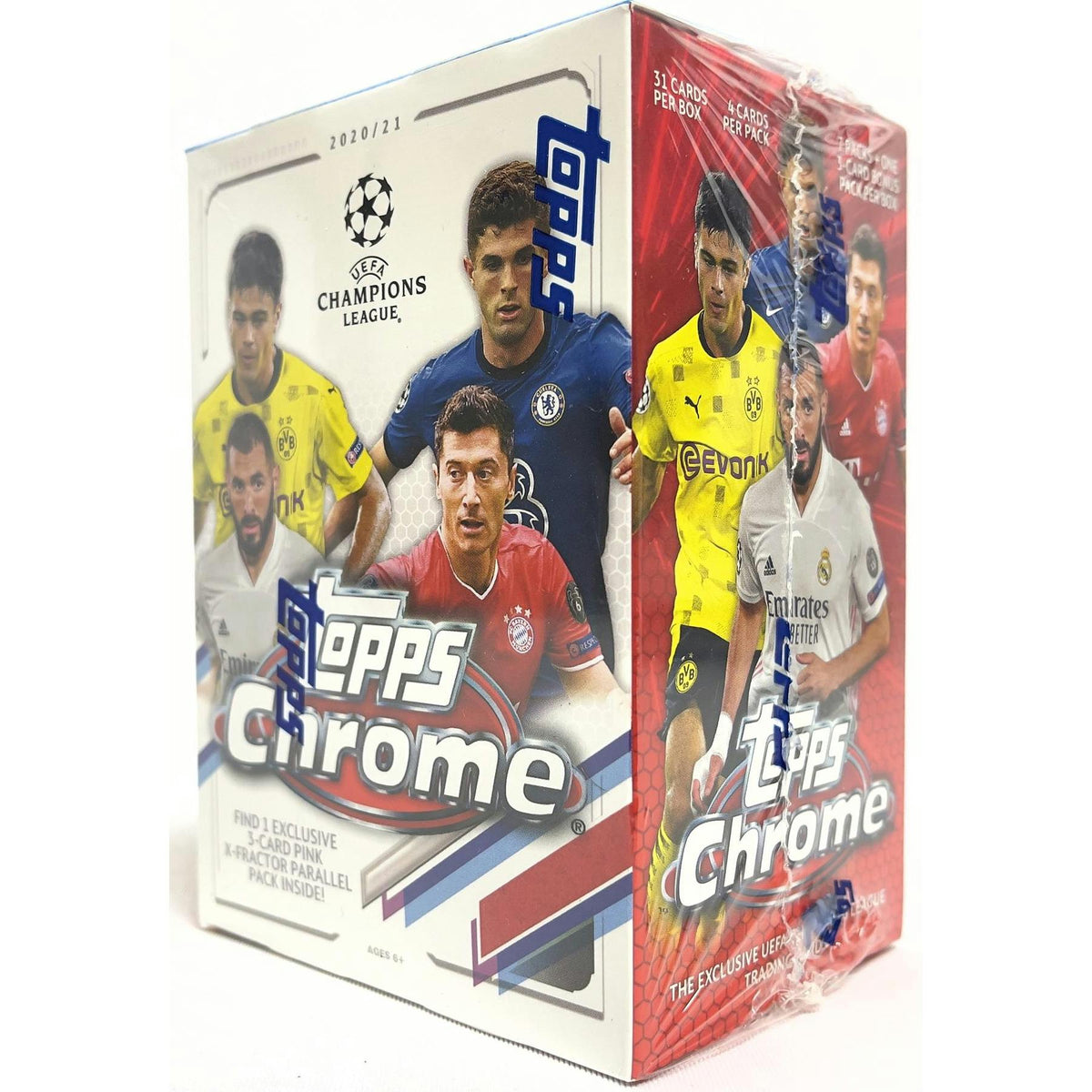 2020/21 Topps UEFA Champions League Chrome Soccer Blaster Box