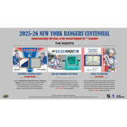 2025/26 Upper Deck New York Rangers Centennial Hockey Hobby Box